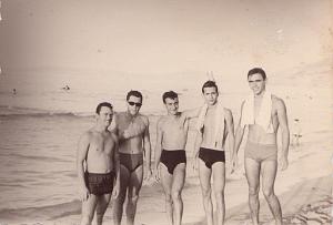 133 sur la plage avec le cousin